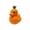 A001- Orange, variant on Rubber Duck Purple Vegetable Themed Novelty Duck for Easter Spring Decor and All Ages Easter Basket Stuffers