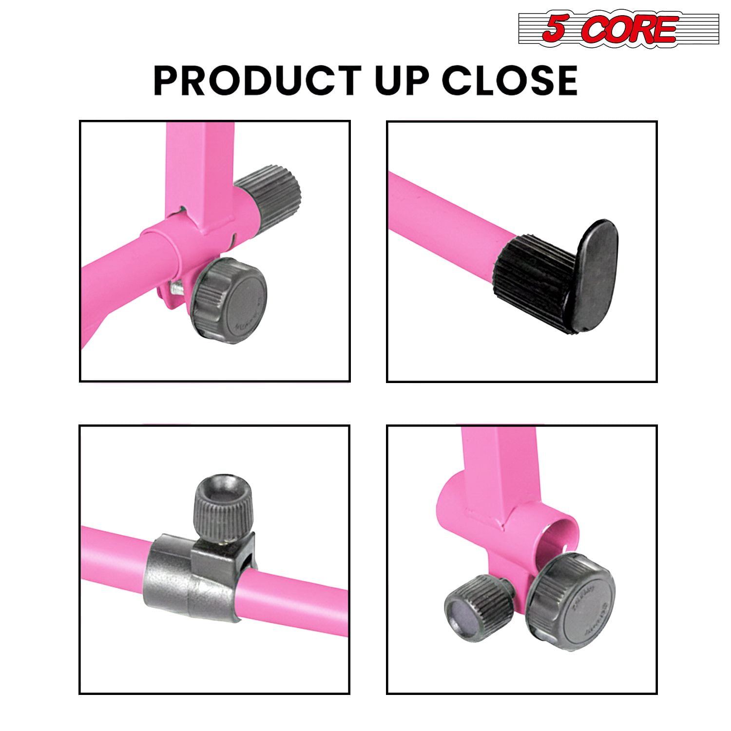 5 Core Keyboard Stand Adapter 2 Tier Adjustable Second Extension Add On for Digital Piano Stands