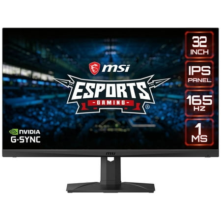 UPC: 0824142238042 | MSI Optix MAG321QR 32  (31.5  Viewable) WQHD 2560 x 1440 (2K) IPS 165Hz HDMI  DisplayPort  USB  Audio G-Sync Compatible Gaming Monitor