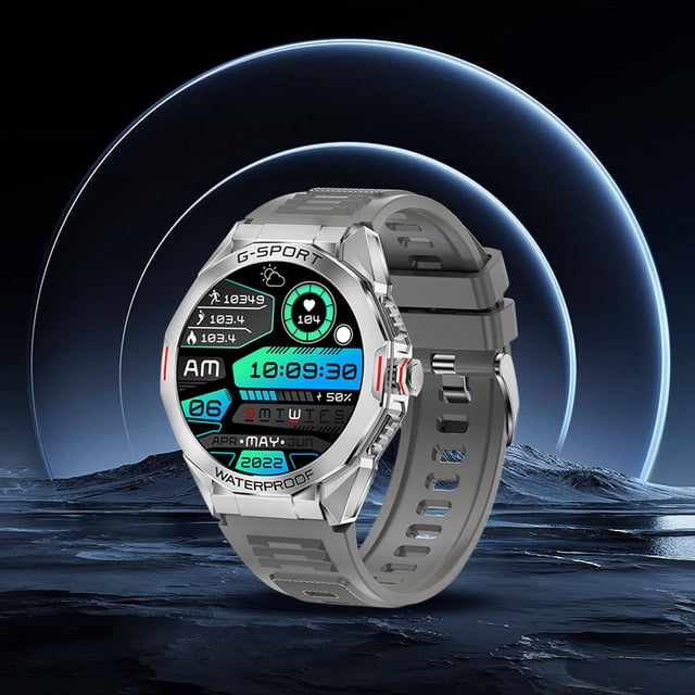 Wzzjkit Sports Watch Bracelet Advanced Bluetooth Calling and Extra Long Battery Life Customised Dials with Multiple Patterns 1.46-inch Display