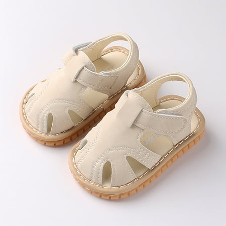 

EGNMCR Toddler Baby Girls Boys Cute Shoes Hollow Out Soft Kids Summer Non-slip Sandals Christmas Halloween - Baby Days savings event