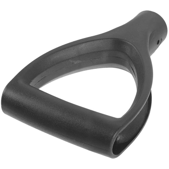 Raindrops Gardening Shovel Handle Replacement D Shaped Plastic Black Versatile Ergonomic Design Easy to Use