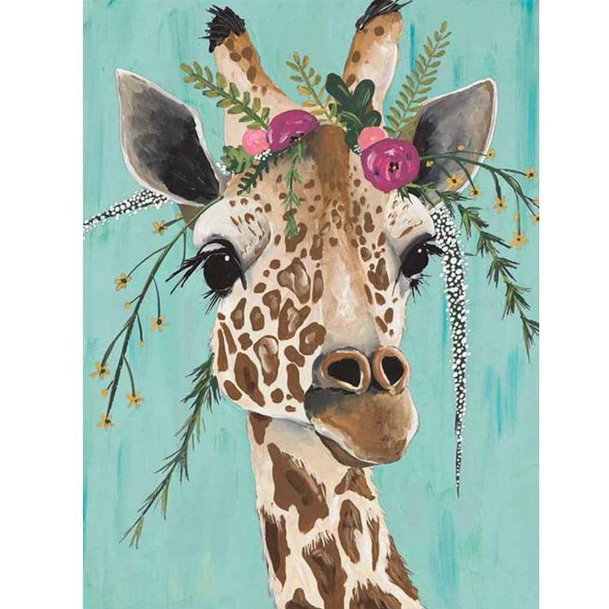 DIY 5D Diamond Painting Embroidery Giraffes Animal Cross Stitch Kit Home Decor DIY 5D Diamond Painting Embroidery Giraffes Animal Cross Stitch Kit Home Decor