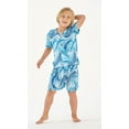 thumbnail image 3 of Hawaii Hangover Boy Aloha Luau Shirt Cabana Set in Simply Blue Palms, 3 of 5