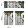 thumbnail image 6 of Boho Kitchen Curtains for Windows – Rustic Tribal Floral Print Cafe Curtains, Vintage Bohemian Geometric Panels for Home Décor, 6 of 6