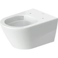 thumbnail image 4 of Duravit 257709 D-Neo Wall Mounted Round Toilet Bowl Only - White with HygieneGlaze, 4 of 6