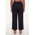 thumbnail image 4 of Women's Plus Size Gauze Knit High Waisted Straight Leg Pants, 4 of 4