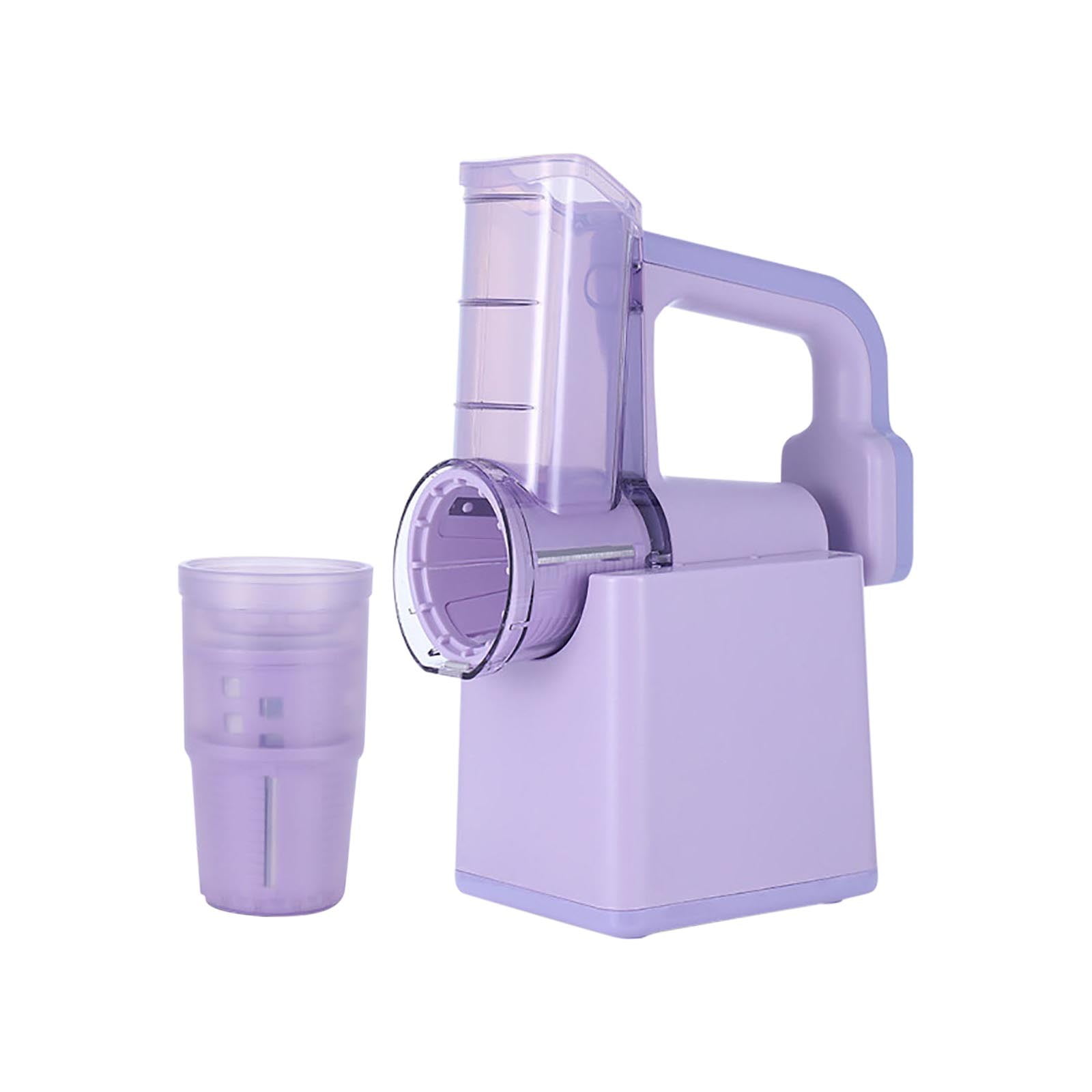 Electric Vegetable Slicer,Cheese Shredder,8-Speed Adjustable,Stainless Steel for Home Cooking,Kitchen Prep Tool,Food Processor Alternative|Plastic,Purple,NCHKUN