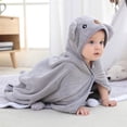 thumbnail image 5 of Vauwmsr Baby Bath Towel with Hood Soft Warm Premium Coral Velvet Swimming Shower Pool Towel for Newborn Infant Toddler, 5 of 5