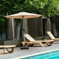 thumbnail image 7 of TOTAL 7.5FT Patio Umbrella Outdoor Market Umbrella with Silver Aluminum Pole, UV Resistant Canopy, Wind Vent, Tilt & Crank System, Perfect for Patio, Garden, Deck, Pool, Outdoor Dining, Beige, 7 of 7
