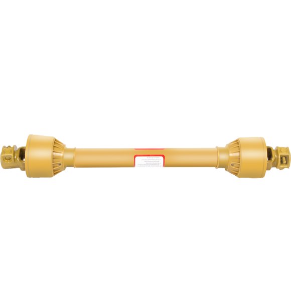 VEVOR PTO Shaft PTO Drive Shaft 1-3/8"x6 Spline w/Slip Clutch Yellow T4 31.5-41"