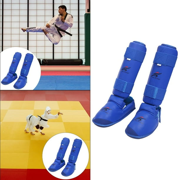 ESPINILLERA CON EMPEINE HOMLG. KARATE ADIDAS P - MEDRANDO SPORT