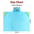 thumbnail image 7 of LazyOne Wearable Hooded Blanket for Kids, Animal Hooded Blanket (Shark Blanket), 7 of 7