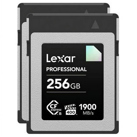 Lexar Diamond Series Professional 256GB CFexpress Type-B Memory Card, 2-Pack