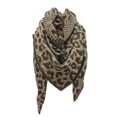 thumbnail image 1 of GDREDA Cape Écharpe Imprimé Léopard Chaud pour Femmes - Châle d'Hiver Polyvalent Accessoire de Mode Long Marron, Taille Unique, 1 of 2