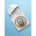 thumbnail image 3 of A Zodiac Sign Clock Hoodie Men -Image by Shutterstock, Male 3X-Large, 3 of 4