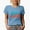 Baby Blue, variant on Big Cousin, Name or Title for Elder or Older Cousins, Groovy Retro Wavy Text Merch Gift, White T-Shirt, 3XL