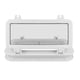 thumbnail image 3 of Sidaley Ojo de buey rectangular ABS de 4 mm de vidrio templado impermeable pretaladrado portillo de apertura barcos de pesca hardware de orificio de Bombillas para automóviles Blanco Sidaley VI001865-01B, 3 of 6