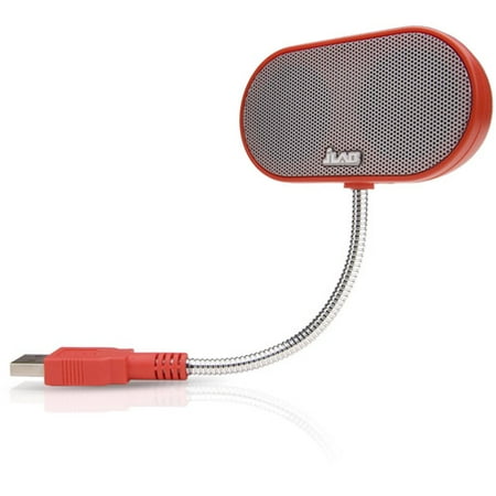 Mach Speed B-Flex USB Laptop Speaker, Red