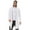 White, variant on COOFANDY Men's Long Hooded Cardigan Shawl Collar Lightweight Open Front Drape Cape Overcoat with Pockets