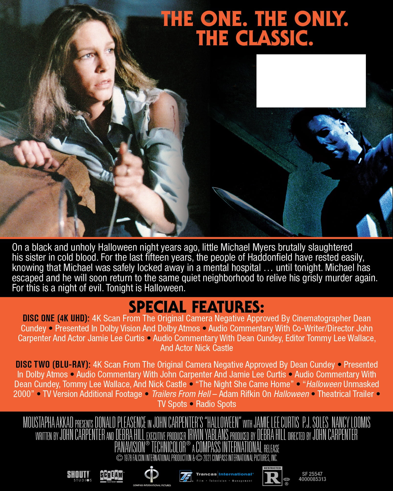 ハロウィン(1978) 4Kリマスター版 HALLOWEEN (1978: 4K UHD/BLU-RAY) - 4K/BLU-RAY – The Exchange