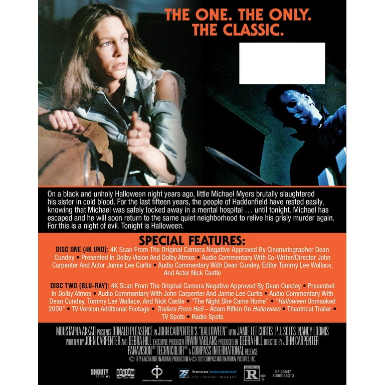 Halloween (1978) (Walmart Exclusive) (4K Ultra HD), Horror