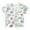 White, variant on TOOYOU Boys Summer T-Shirt Toddler Shirt Short Sleeve Cartoon Car Strawberry Prints Shirt Tops Outwear Size 2-3 Years Blue
