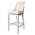 thumbnail image 1 of Open Box aven Lane Vienna High-Back Kitchen Swivel Stool, White Oak, Bar Height, 1 of 6