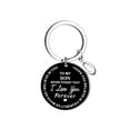 thumbnail image 2 of Creative DIY To My SON Black Stainless Steel Last Name 26 Letter Keychain 2.5cm, 2 of 8