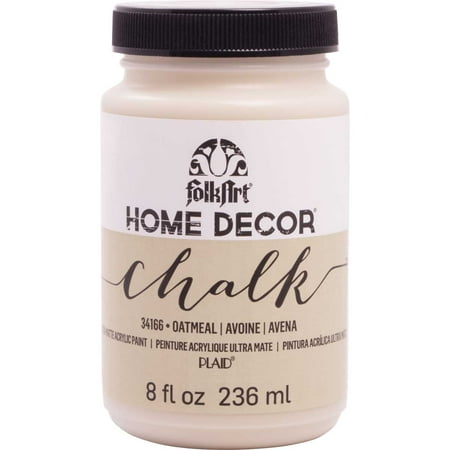 UPC: 0028995341663 | FolkArt Home Décor Chalk Acrylic Craft Paint Oatmeal Ultra Matte Finish 8 fl oz