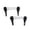 White, variant on Elastic 1 Inch Double Clip Sock Garters