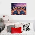 thumbnail image 5 of Nawypu Sunset at the Louvre - Sunsets  Gallery Wrapped Canvas Wall Art, 5 of 6