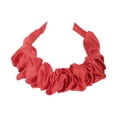 thumbnail image 5 of Unique Bargains 1 Pc Headband Faux Silk Pleats Hair Accessories for Women Red, 5 of 5