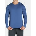 thumbnail image 4 of Athletic Works Men's and Big & Tall Men's Tri-Blend Tee with Long Sleeves, Sizes XS-4XLT, 4 of 5