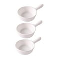 thumbnail image 1 of Plato para salsa de cerámica reutilizable, estilo japonés, para salsa de soja, condimentos y salsas. Pequeño blanco, 1 of 9