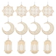 thumbnail image 1 of 12 piezas de Eid Mubarak Ramadán colgantes DIY Islam musulmán colgante boda Festival decoración suministros, 1 of 9