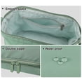 thumbnail image 4 of Makeup Bag Cosmetic Travel Bag Waterproof Organizer Case Toiletry Bag for Women Nylon Green, 4 of 6