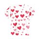 thumbnail image 3 of TaTaai Women's Valentine's Day Heart Print T-Shirt, Round Neck Short Sleeve Casual Blouse, Romantic Gift Top Gift, 3 of 4