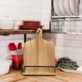 thumbnail image 2 of Soporte para libros de cocina SOLIGT, soporte ajustable para iPad y tableta, madera, 2 of 6