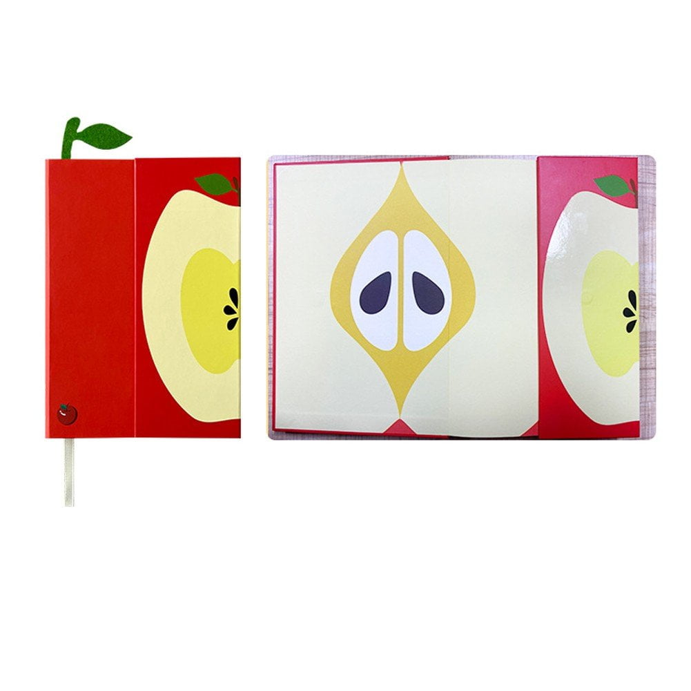 Jiibva Journal Notebook With Magnetic Flap Refillable Journal Notebook Fruit Pattern Note Book Stationery Diary Book