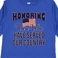 thumbnail image 4 of Inktastic Veterans Day Military Honoring Those Who Serve Boys or Girls Long Sleeve Toddler T-Shirt, 4 of 5