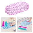 thumbnail image 3 of Alfombrill Baño de 2 Piezas para Baño, Alfombrilla de Plástico de Antimoho, Lavable a Macarena alfombras de baño antideslizantes, 3 of 8