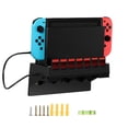 thumbnail image 3 of Soporte RGB para montaje en pared 7 ranuras para tarjetas de juego para consola Switch/Switch color negro, 3 of 5