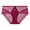 #0140-Red, variant on Women's Low Rise French Floral Embroidered Thong Panties, Sheer Mesh See Through Briefs, Butt Lifting Stretchy Underwear for Ladies, Valentine's Day Anniversary Gift Gift