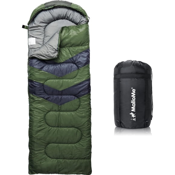 Saco de dormir MalLome Cold Weather para adultos y niños de 10 a 12 años