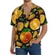 thumbnail image 1 of Fotbe Tangerine Camisa Estampada de Manga Corta para Hombre, Casual de Verano, Estilo Playero, Sin Arrugas-Medium, 1 of 5