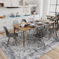 thumbnail image 5 of Area Rugs Dining Room Rugs For Under Table, 5x7ft Rug Boho Soft Bedroom Rug, Washable Stain Resistant Area Rug For Living Room Entryway Home Decor Black And White Father'S Day, 5 of 11