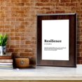 thumbnail image 4 of Resilience Dictionary Definition, Wooden Frame 5x7 Decorative Wall Plaque With Easel Acrylic Stand | Elegant Minimalist Design | Inspirational Typographic Decoration, 4 of 7