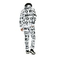 thumbnail image 4 of G-Style USA Men's King Crown Fleece Tracksuit Set - Pullover Hoodie and Sweatpants ST873 - White - Small, 4 of 8