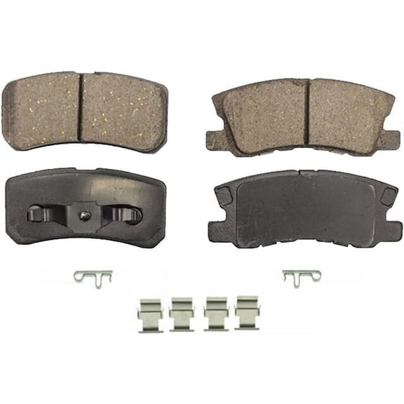 Rear Brake Pad Set - Compatible with 2007 - 2008, 2010 - 2017 Jeep Patriot 2011 2012 2013 2014 2015 2016